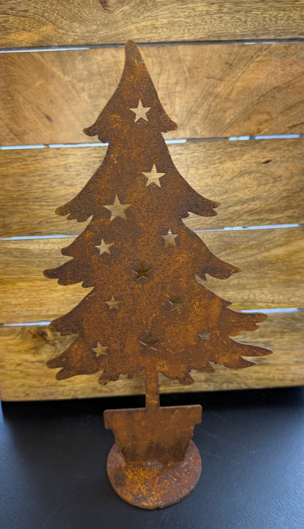 Rusty jólatré í potti 30cm