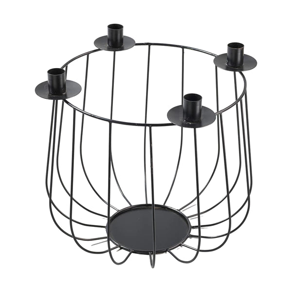 Járnkarfa fyrir kerti