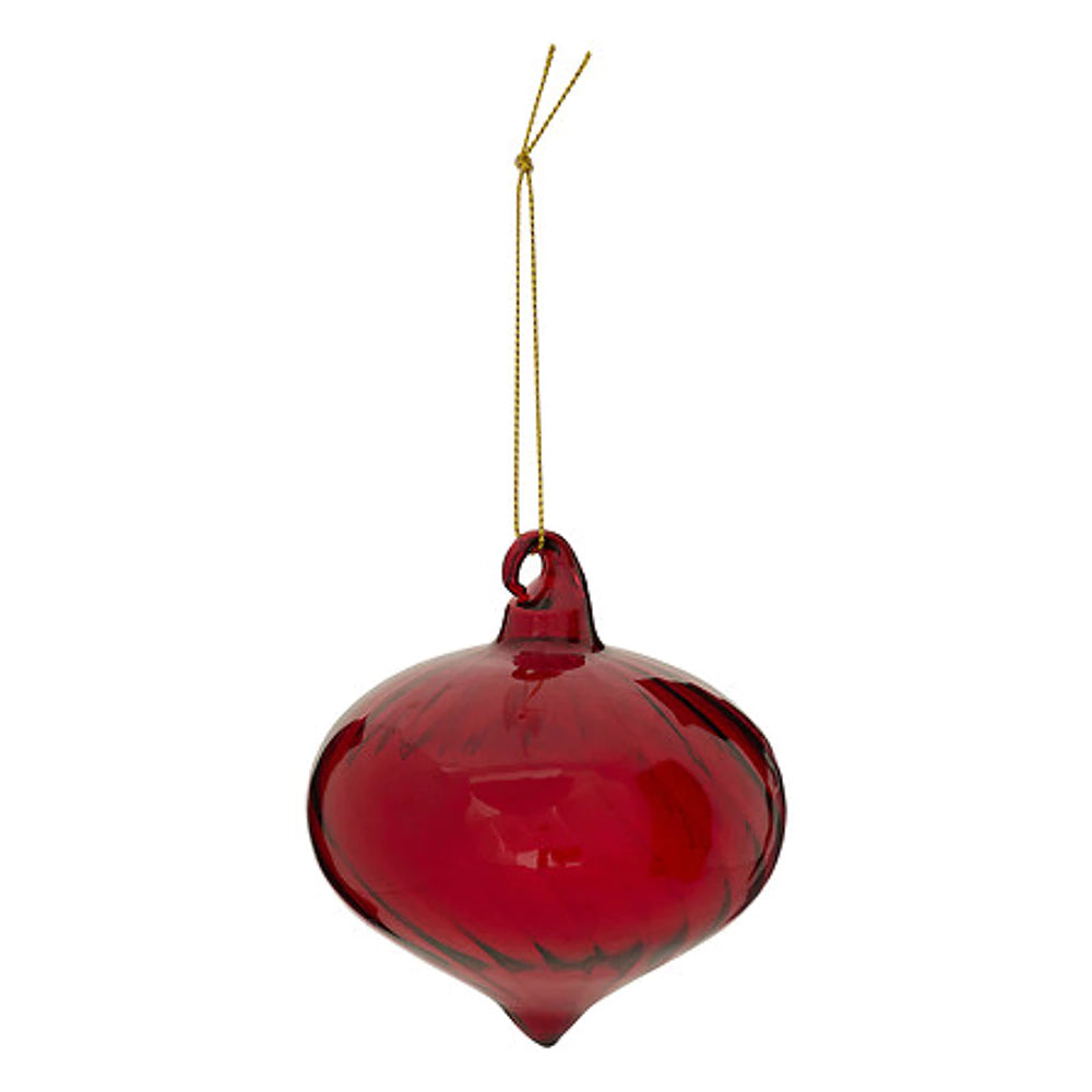 Gler jólakúla - dropi