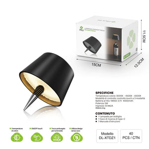 Flöskutappi með Led lampa